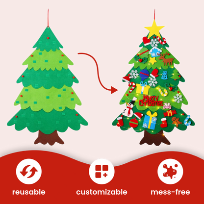 Interactive Felt Christmas Tree