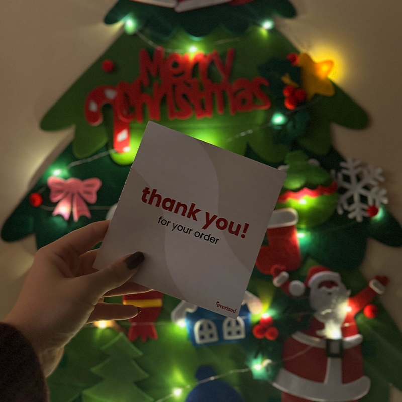 Interactive Felt Christmas Tree